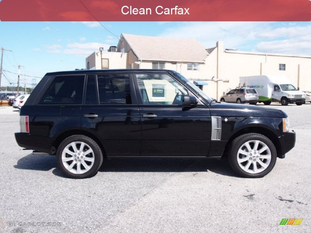 2007 Range Rover Supercharged - Java Black Pearl / Parchment photo #2