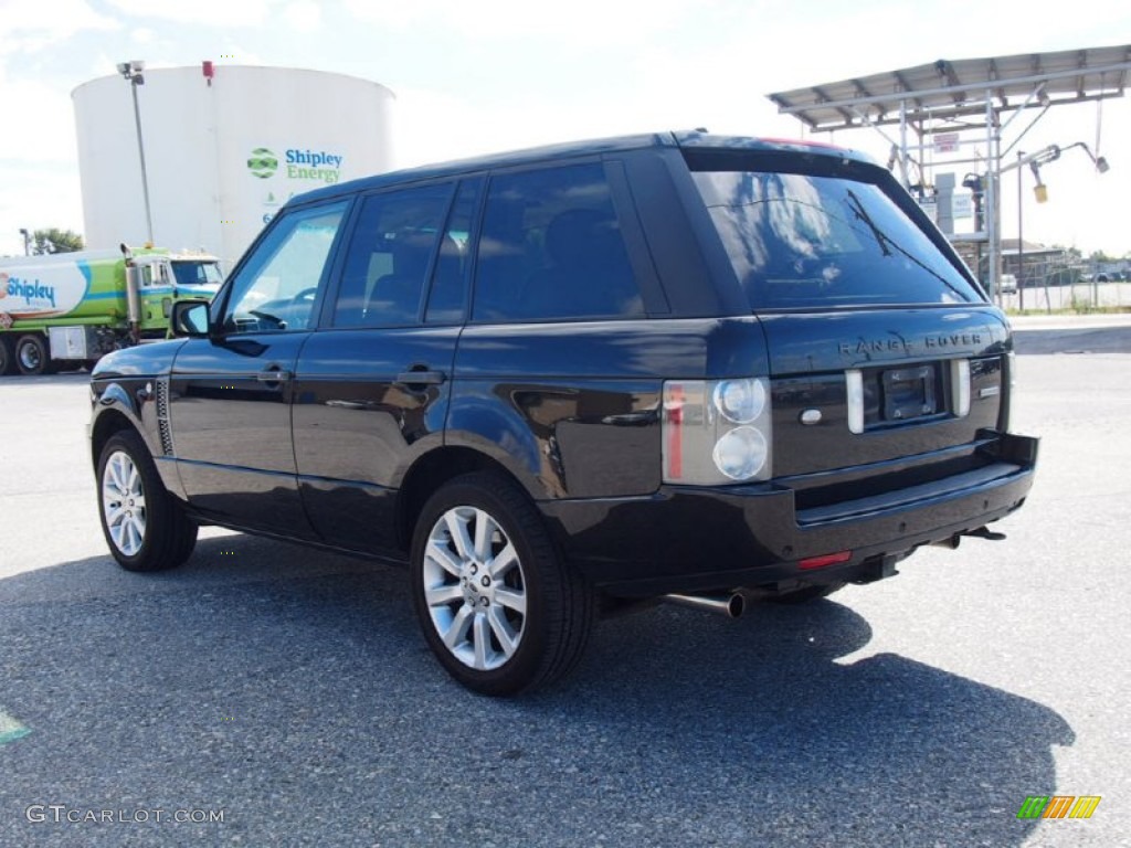 2007 Range Rover Supercharged - Java Black Pearl / Parchment photo #10