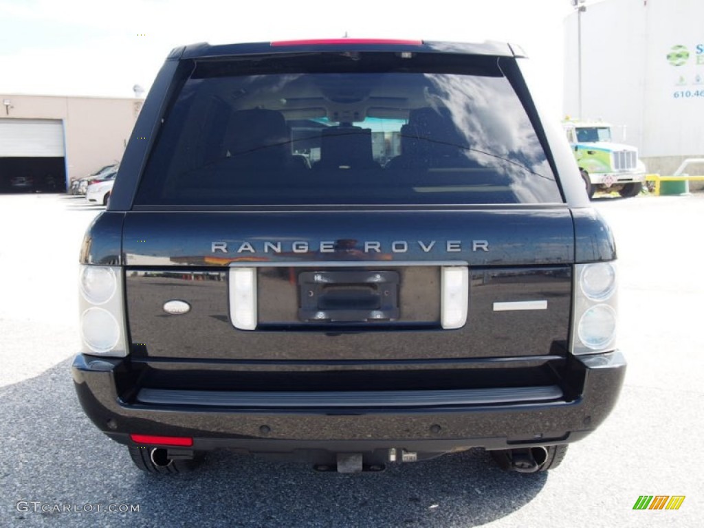 2007 Range Rover Supercharged - Java Black Pearl / Parchment photo #11