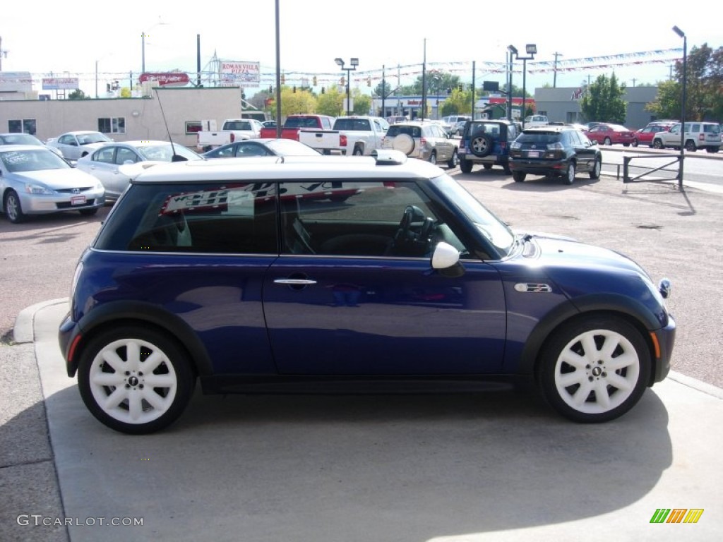 2005 Cooper S Hardtop - Purple Haze Metallic / Black/Panther Black photo #6