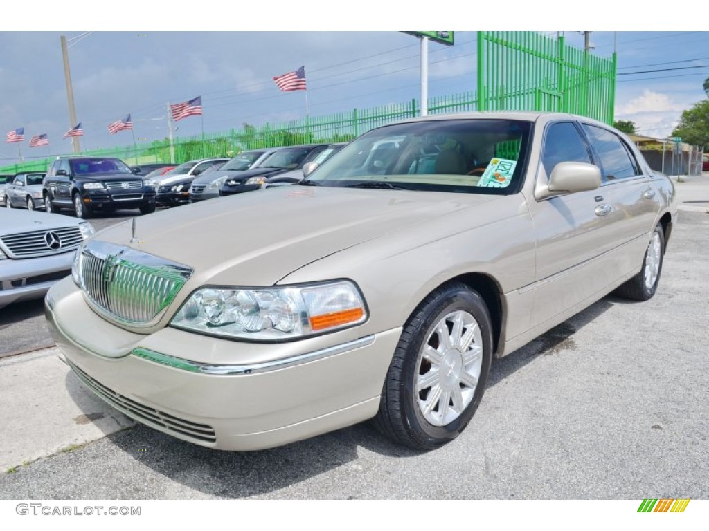 2008 Town Car Signature Limited - Light French Silk Metallic / Light Camel photo #62
