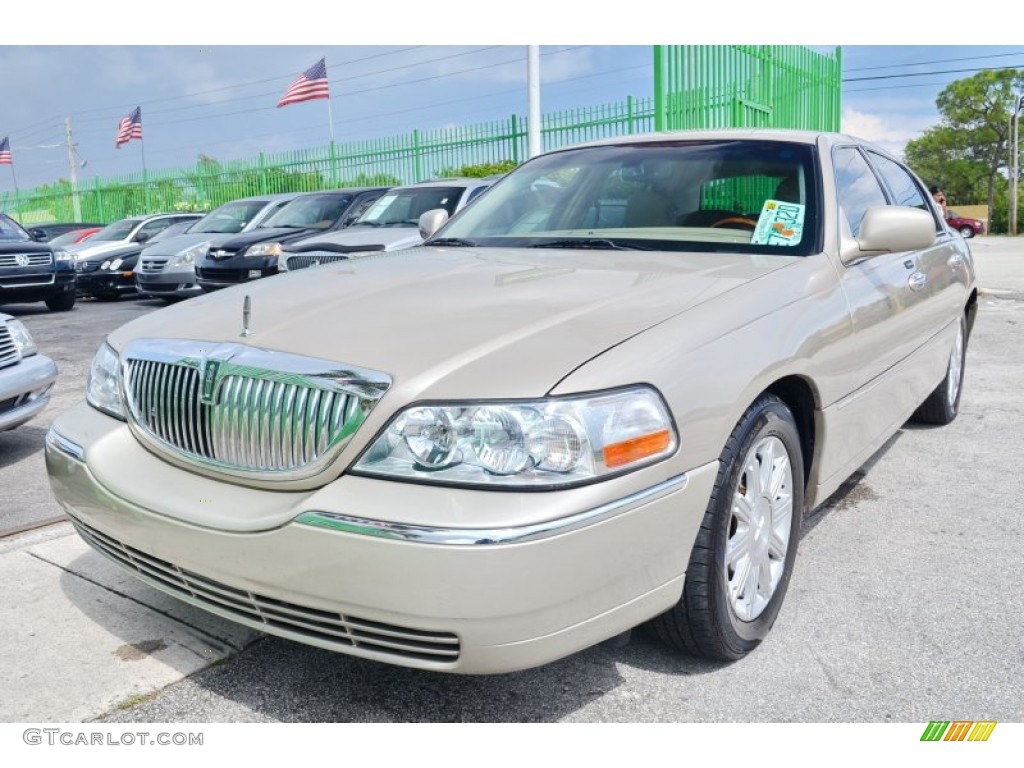 2008 Town Car Signature Limited - Light French Silk Metallic / Light Camel photo #63