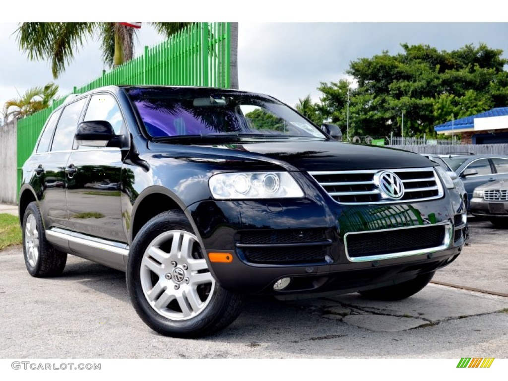 Black 2004 Volkswagen Touareg V8 Exterior Photo #107829206