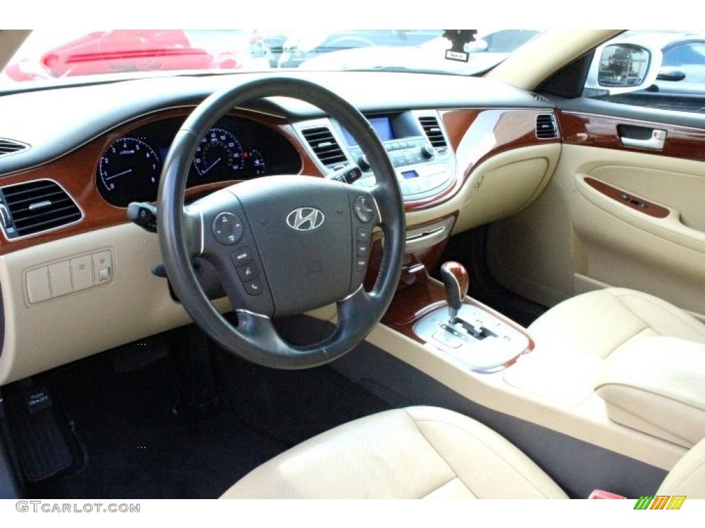 Cashmere Interior 2014 Hyundai Genesis 3.8 Sedan Photo #107833013