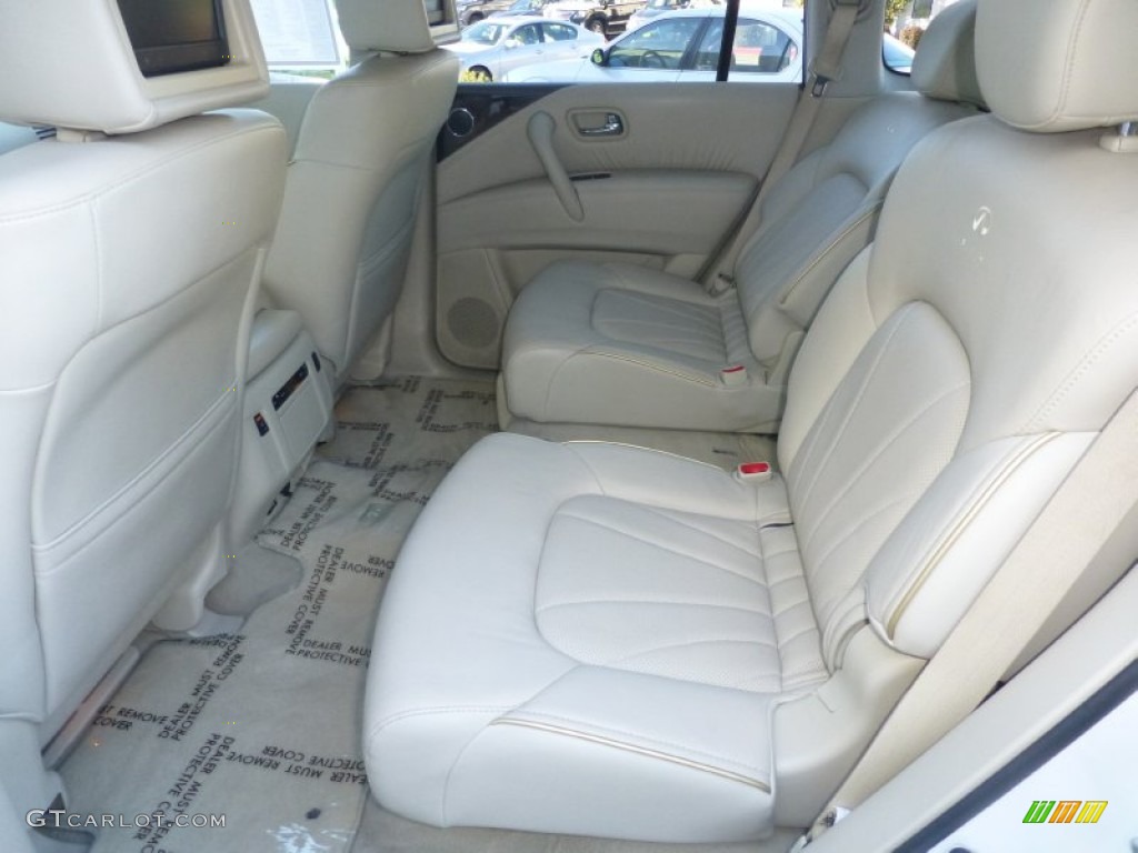 2014 Infiniti QX80 AWD Rear Seat Photo #107833031