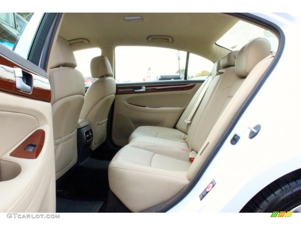 2014 Genesis 3.8 Sedan - Casablanca White / Cashmere photo #28