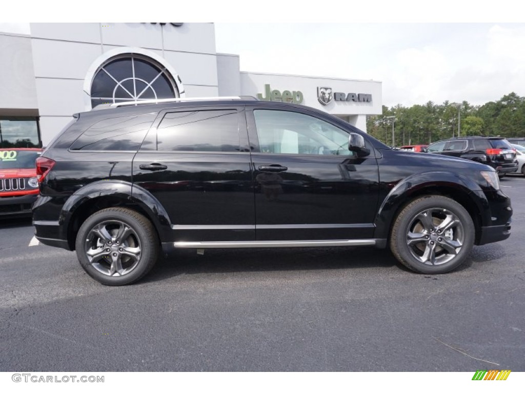 Pitch Black 2016 Dodge Journey Crossroad Plus Exterior Photo #107834102