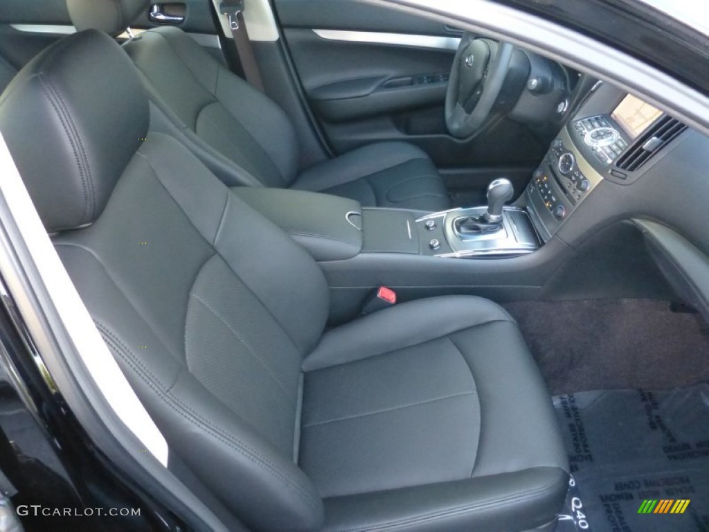 Graphite Interior 2015 Infiniti Q40 Sedan Photo #107834639