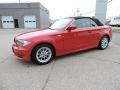 2011 Crimson Red BMW 1 Series 128i Convertible  photo #11