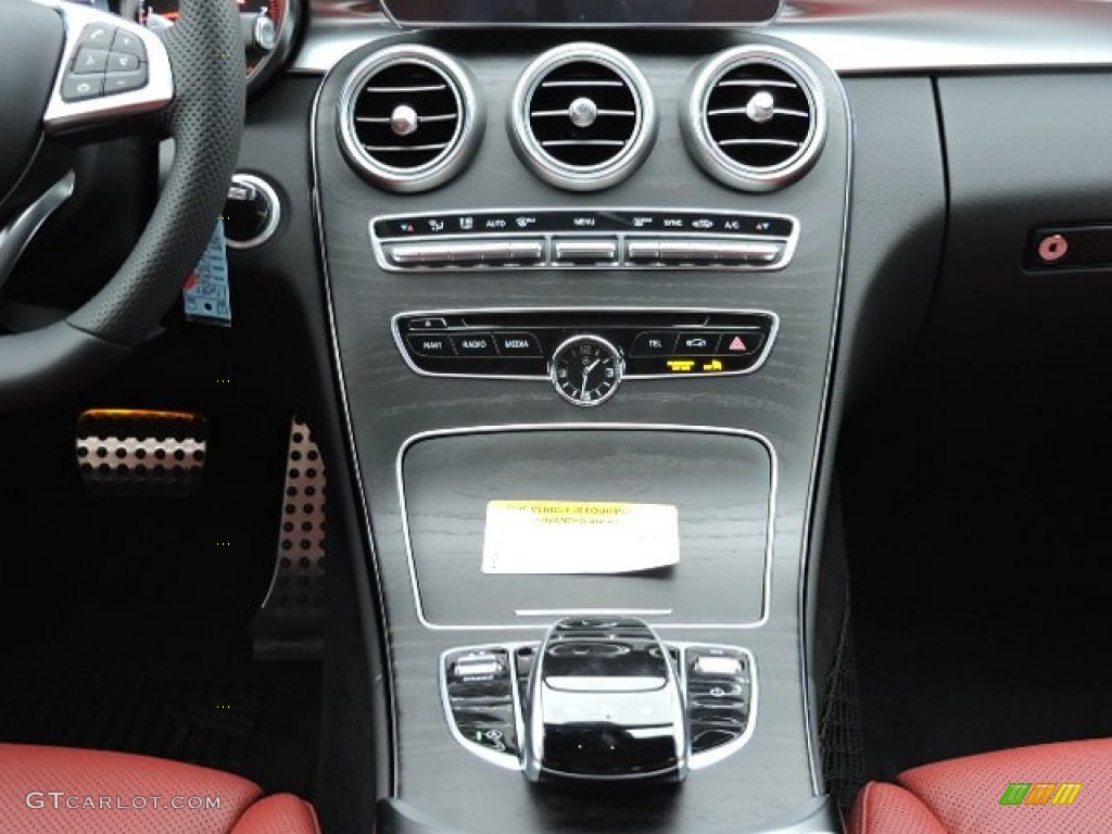 2016 C 300 4Matic Sedan - Polar White / Cranberry Red/Black photo #7