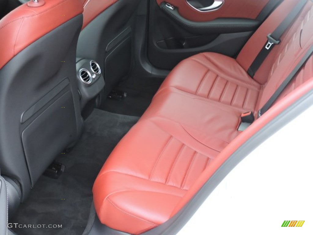 2016 C 300 4Matic Sedan - Polar White / Cranberry Red/Black photo #9