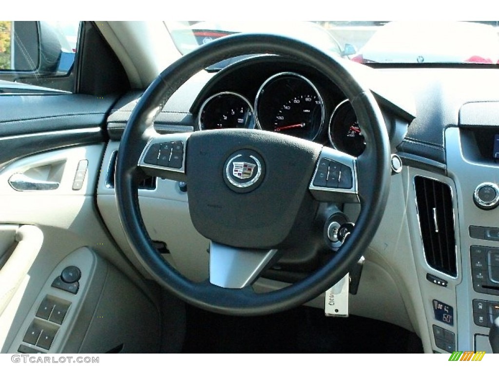 2009 CTS 4 AWD Sedan - Thunder Gray ChromaFlair / Light Titanium/Ebony photo #35