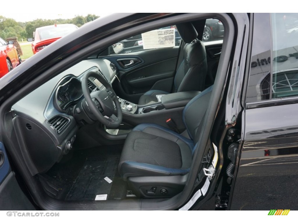 Black Interior 2016 Chrysler 200 S Photo #107835818