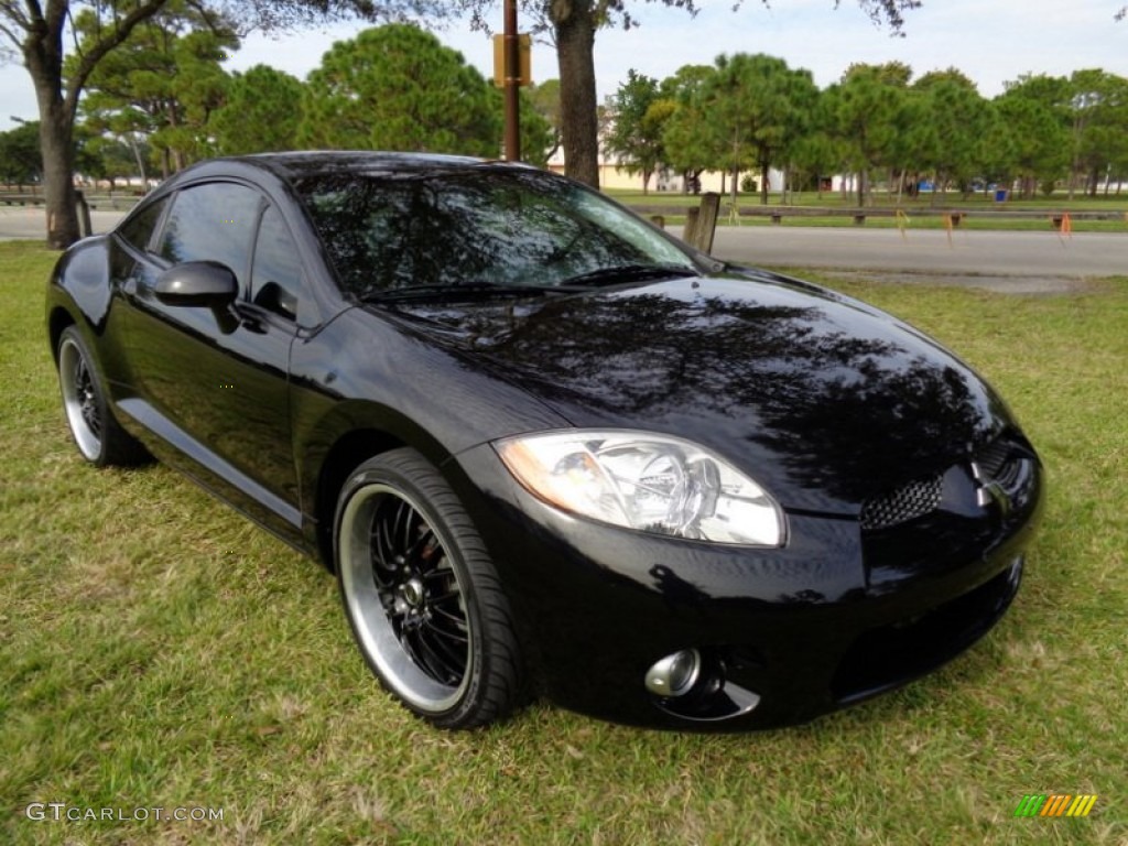 2006 Eclipse GT Coupe - Kalapana Black / Dark Charcoal photo #14