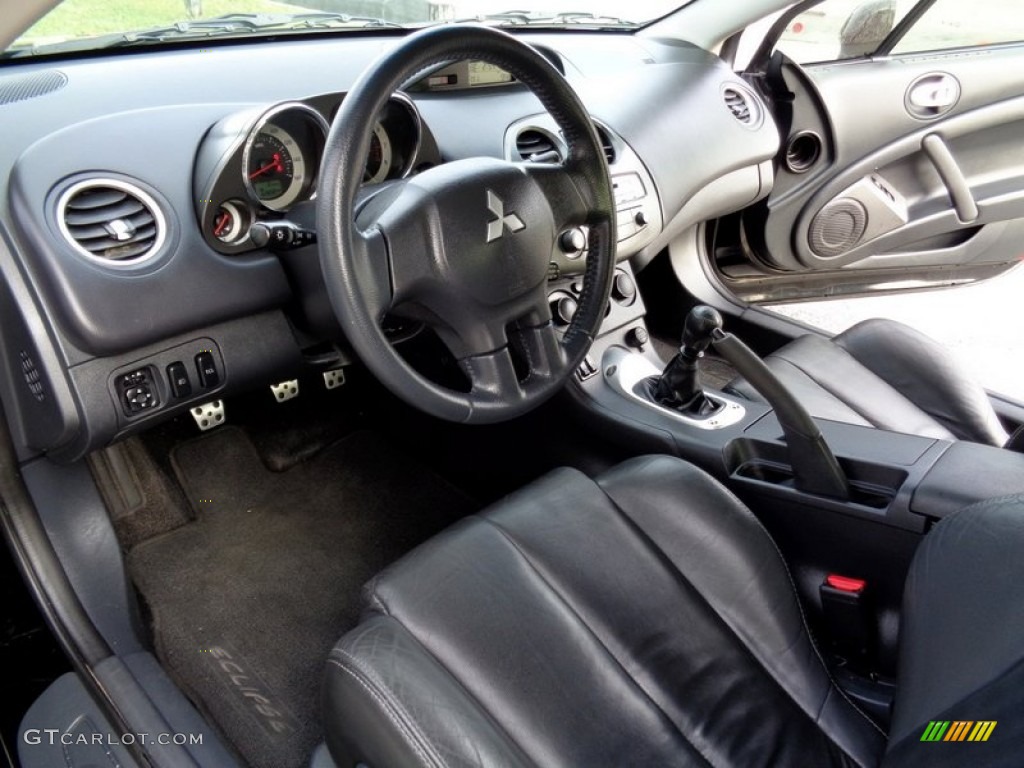 2006 Eclipse GT Coupe - Kalapana Black / Dark Charcoal photo #21