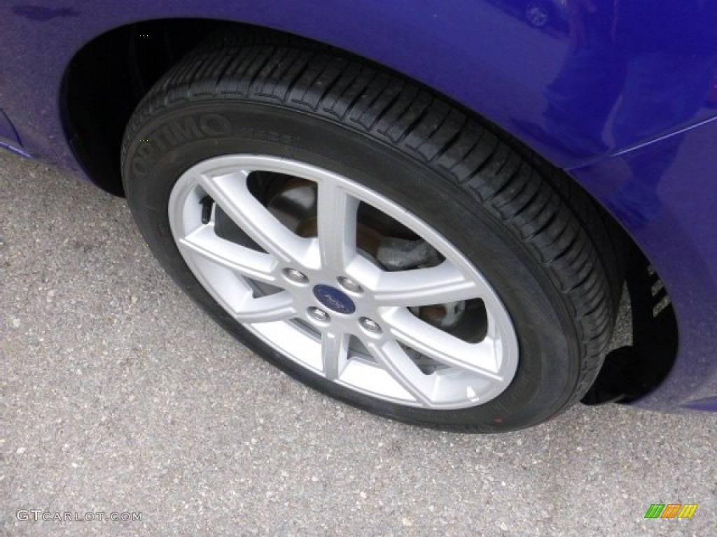 2015 Fiesta SE Hatchback - Perfomance Blue / Charcoal Black photo #4