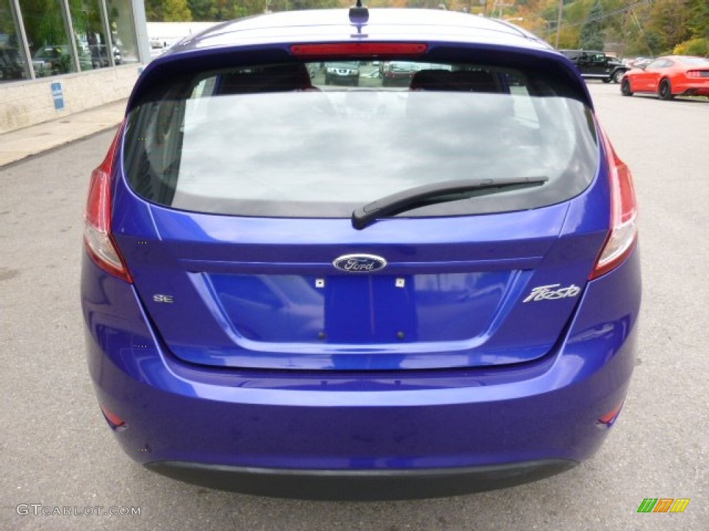2015 Fiesta SE Hatchback - Perfomance Blue / Charcoal Black photo #6