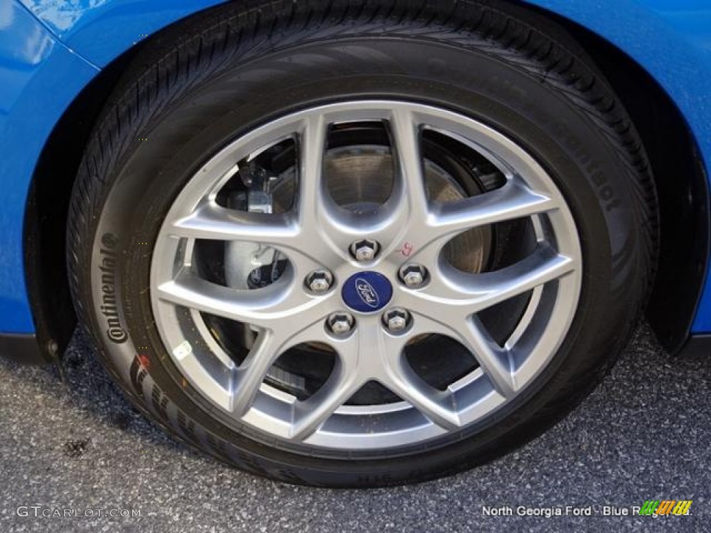2015 Focus SE Sedan - Blue Candy Metallic / Charcoal Black photo #9