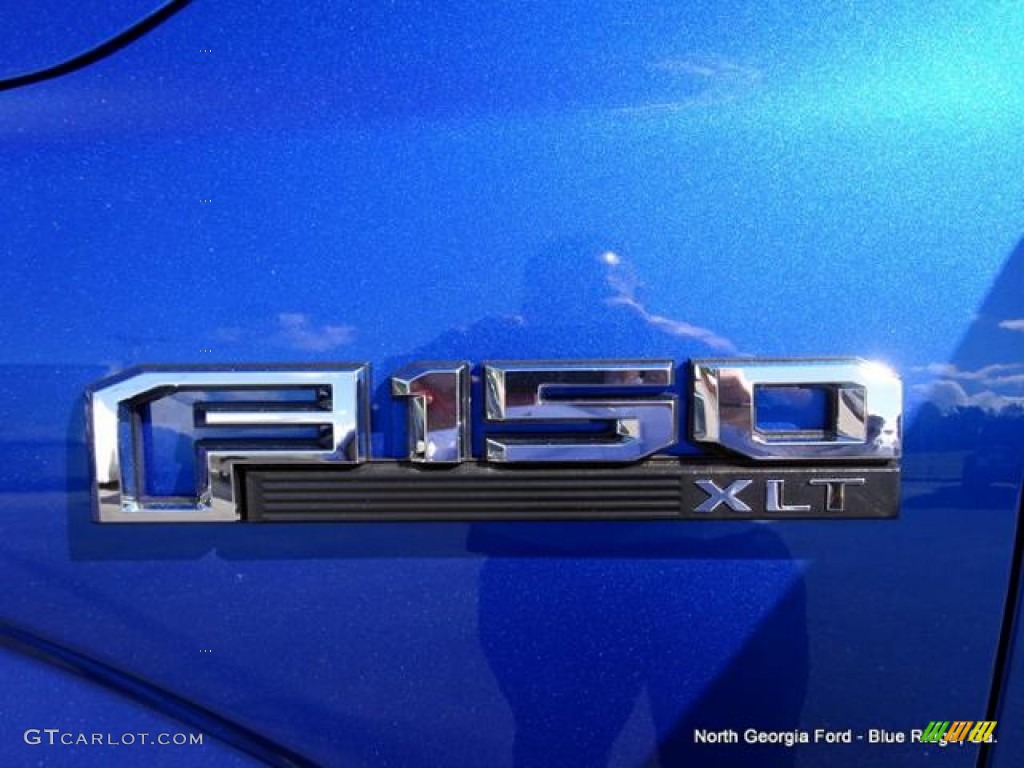 2015 F150 XLT SuperCrew 4x4 - Blue Flame Metallic / Black photo #36