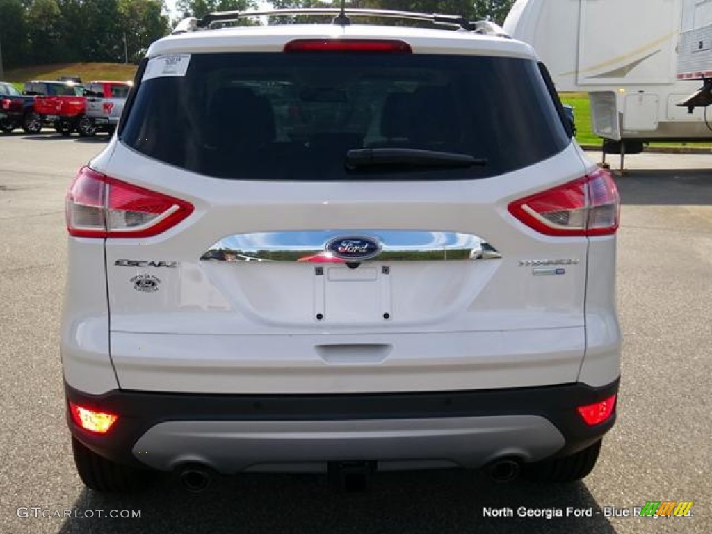 2016 Escape Titanium 4WD - White Platinum Metallic / Medium Light Stone photo #4