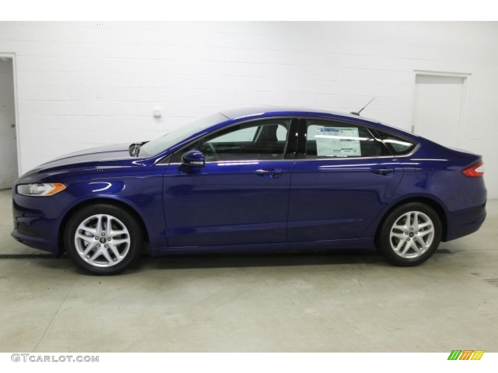 2016 Fusion SE - Deep Impact Blue Metallic / Charcoal Black photo #1