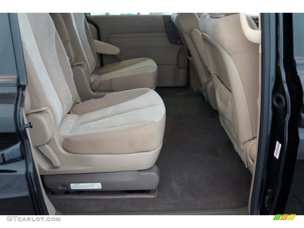 2012 Sedona LX - Midnight Black / Beige photo #24