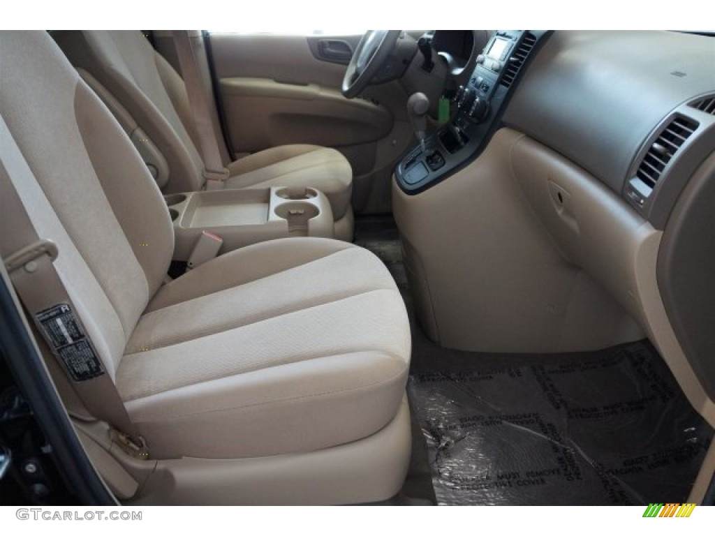 2012 Sedona LX - Midnight Black / Beige photo #26
