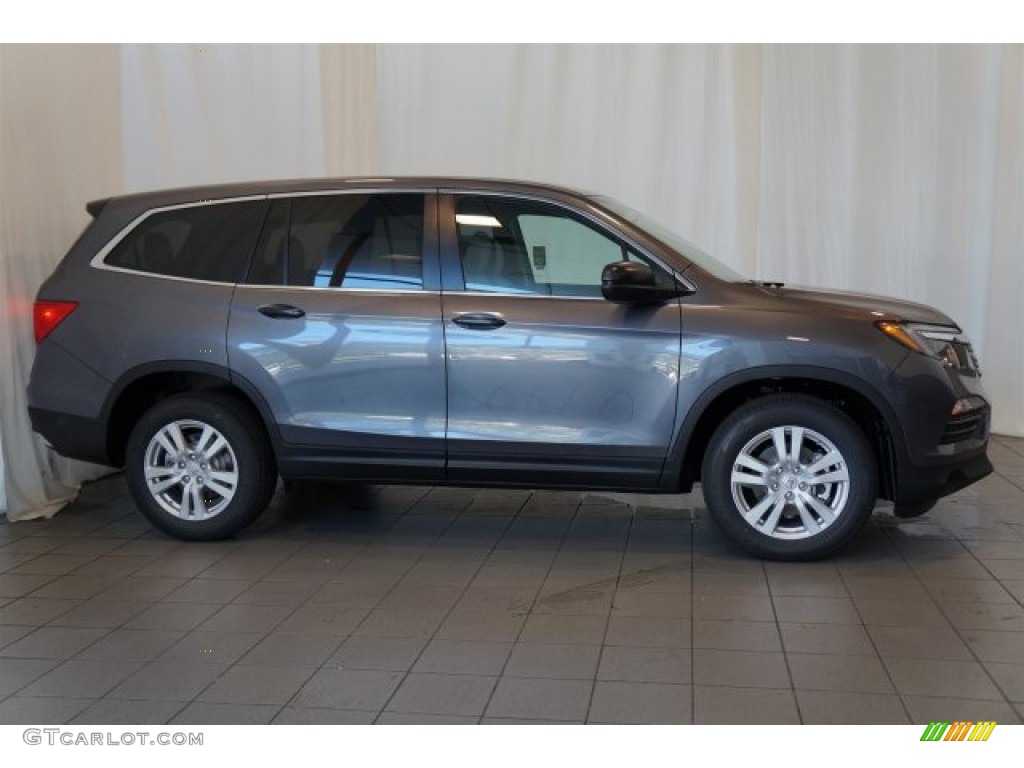 2016 Pilot LX - Modern Steel Metallic / Gray photo #3