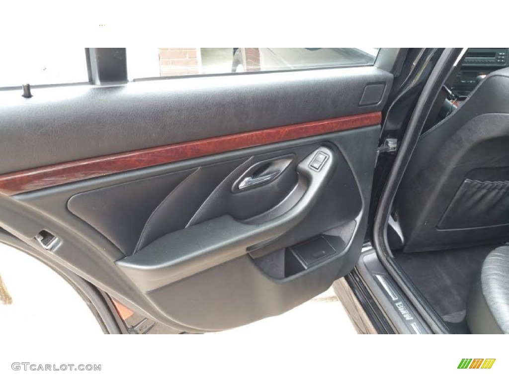 2003 BMW 5 Series 530i Sedan Black Door Panel Photo #107843403