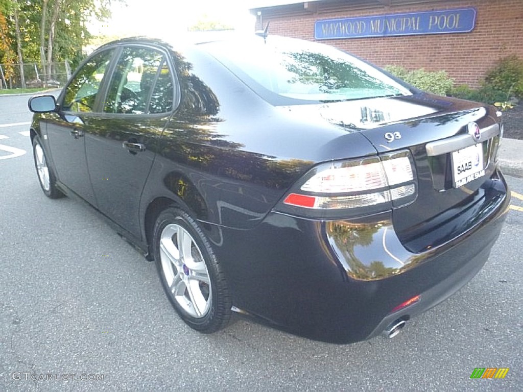 2010 9-3 Aero Sport Sedan XWD - Jet Black Metallic / Black photo #3