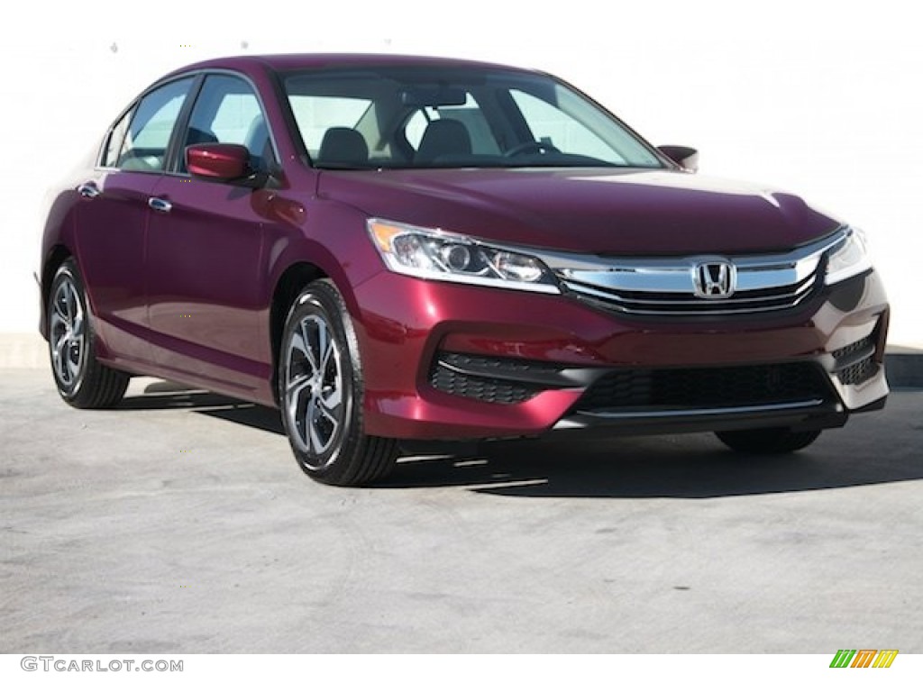 2016 Accord LX Sedan - Basque Red Pearl II / Ivory photo #1