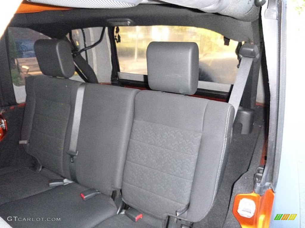 2010 Wrangler Unlimited Mountain Edition 4x4 - Mango Tango Pearl / Dark Slate Gray/Medium Slate Gray photo #15