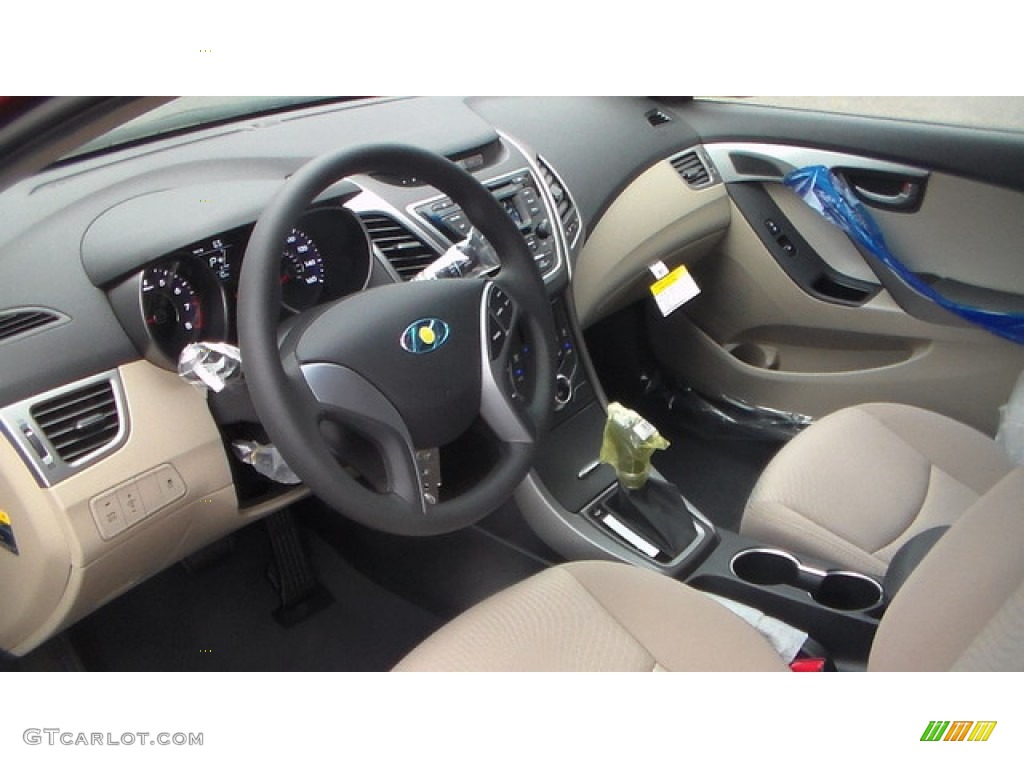 2016 Elantra SE - Red / Beige photo #4