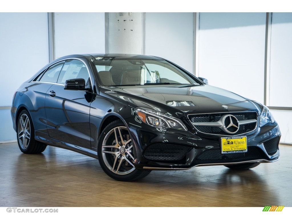 2016 E 400 Coupe - Black / Natural Beige/Black photo #12