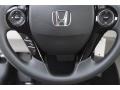 2016 Honda Accord Ivory Interior Steering Wheel Photo