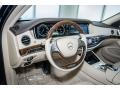 Silk Beige/Espresso Brown 2015 Mercedes-Benz S 550e Plug-In Hybrid Sedan Interior Color