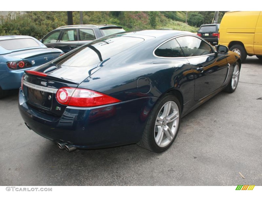 2008 XK XKR Coupe - Indigo Metallic / Caramel photo #4