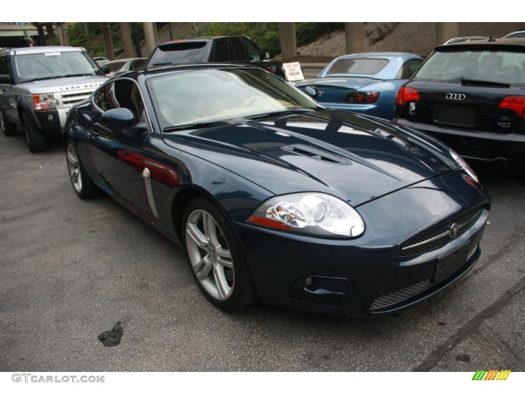 2008 XK XKR Coupe - Indigo Metallic / Caramel photo #5