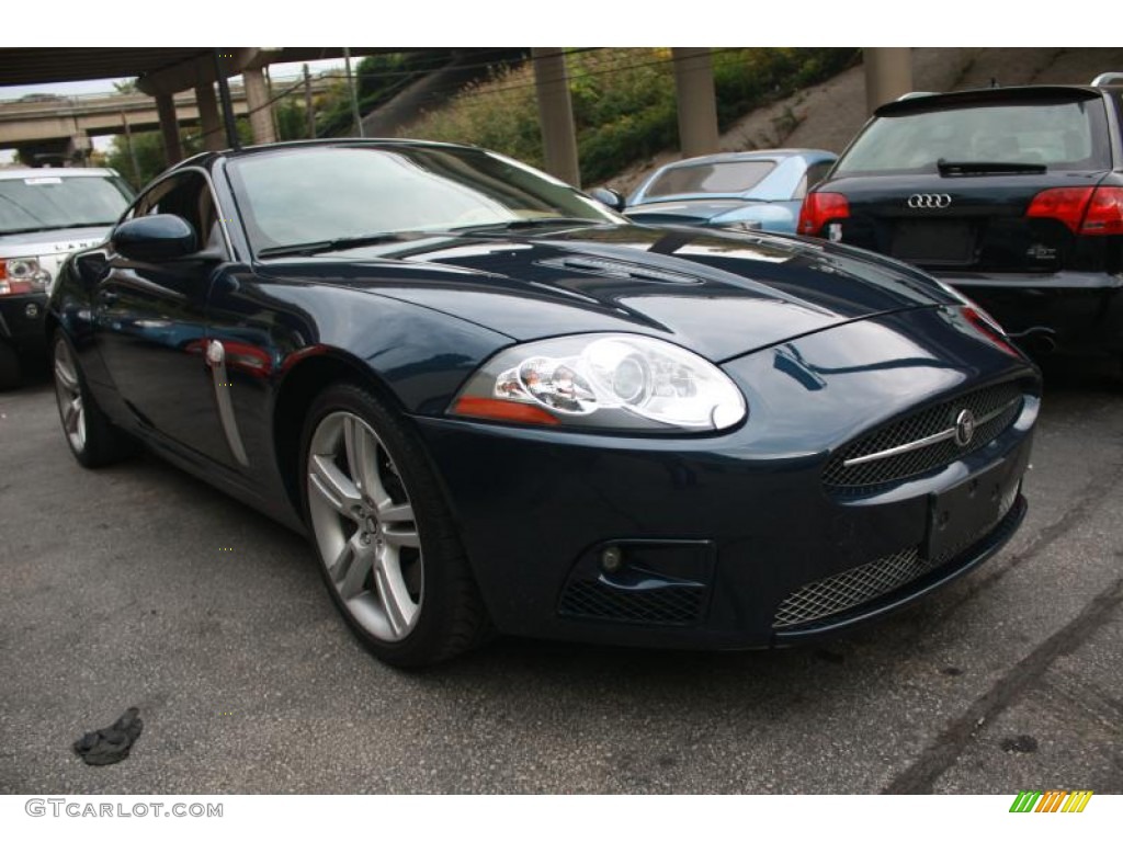 2008 XK XKR Coupe - Indigo Metallic / Caramel photo #6