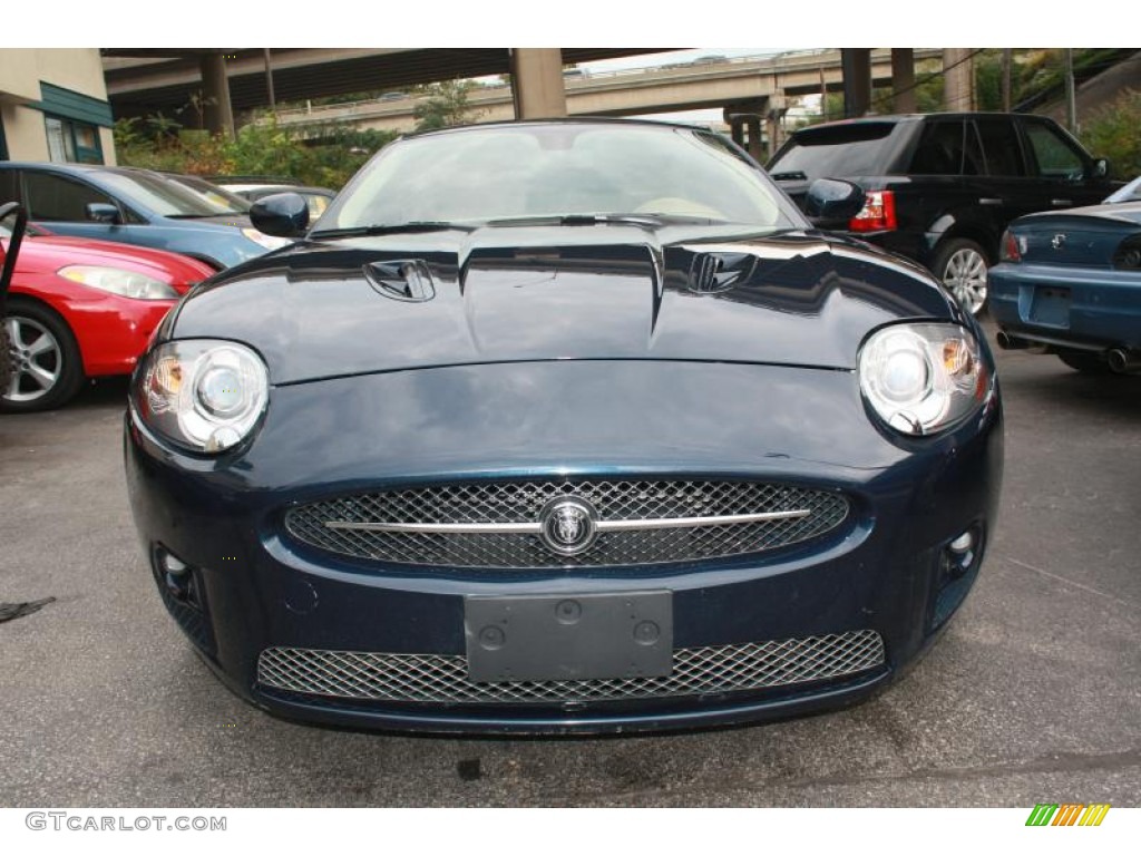 2008 XK XKR Coupe - Indigo Metallic / Caramel photo #7