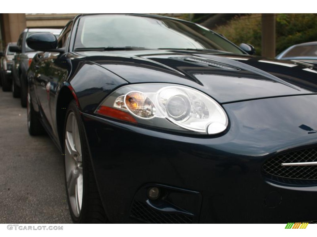2008 XK XKR Coupe - Indigo Metallic / Caramel photo #8