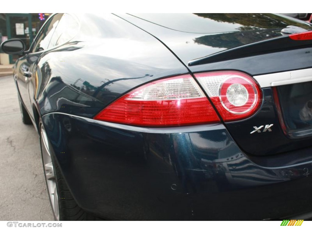 2008 XK XKR Coupe - Indigo Metallic / Caramel photo #11
