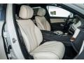 2015 Mercedes-Benz S Porcelain/Black Interior Front Seat Photo