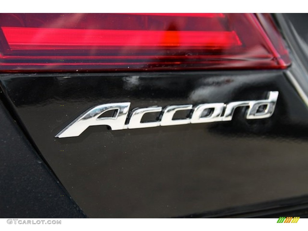 2016 Accord EX-L V6 Sedan - Crystal Black Pearl / Black photo #3