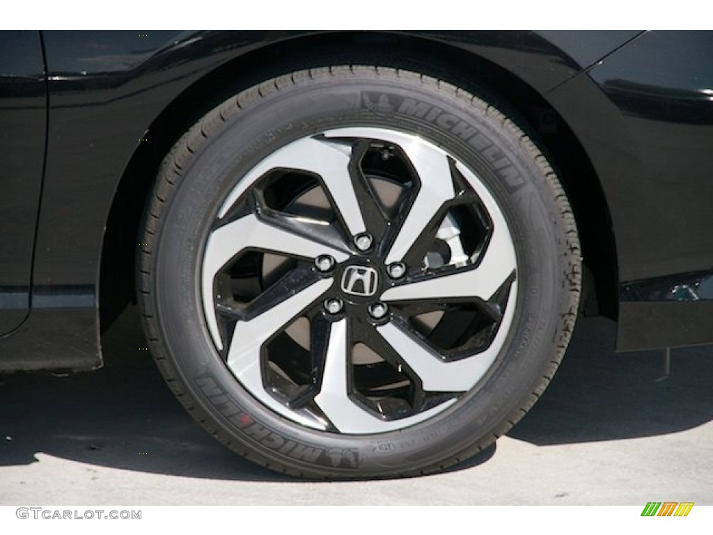 2016 Accord EX-L V6 Sedan - Crystal Black Pearl / Black photo #5