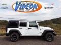 2016 Bright White Jeep Wrangler Unlimited Sport 4x4  photo #1