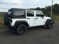 2016 Bright White Jeep Wrangler Unlimited Sport 4x4  photo #3