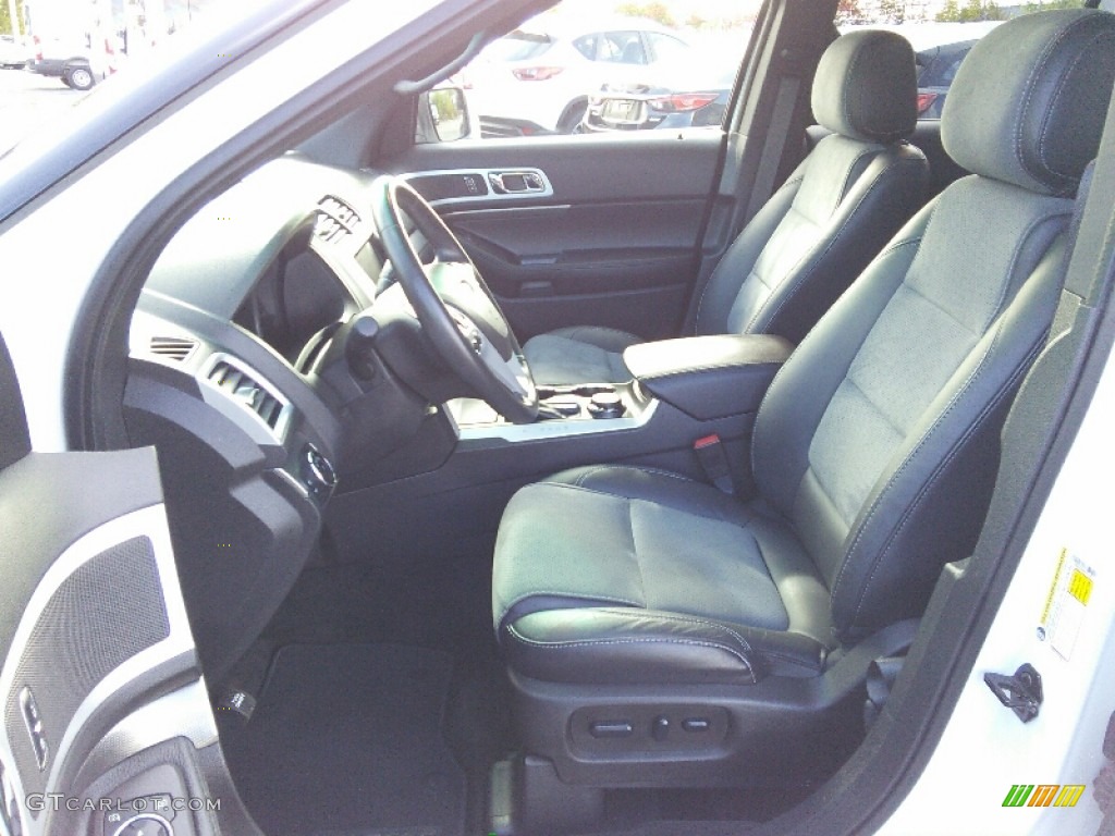2015 Explorer XLT 4WD - Oxford White / Charcoal Black photo #18