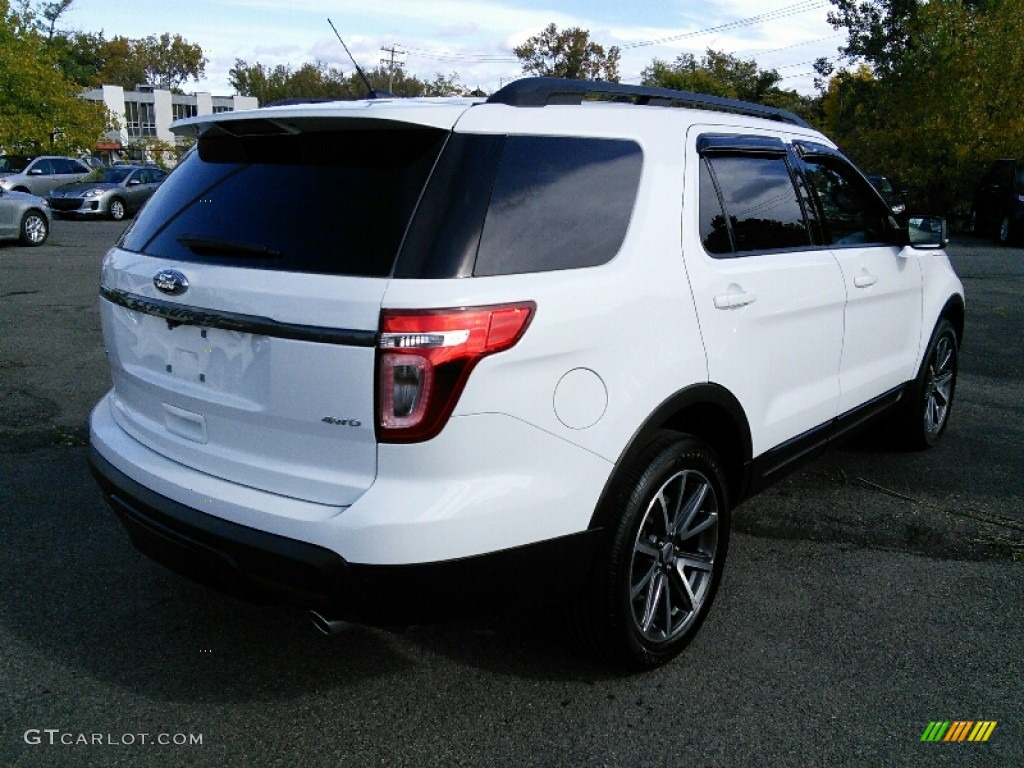 2015 Explorer XLT 4WD - Oxford White / Charcoal Black photo #21