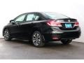 2015 Crystal Black Pearl Honda Civic EX Sedan  photo #2